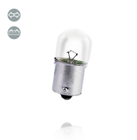 Лампа ПР R10W (12V и 24V)