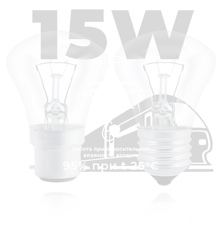 Лампа накаливания Ж 15W (54V/110V)