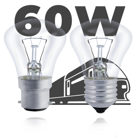 Лампа накаливания Ж 60W (54V/110V)