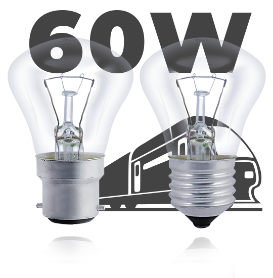Лампа накаливания Ж 60W (54V/110V)