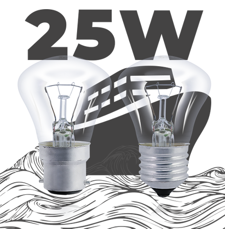 Лампа накаливания С 25W