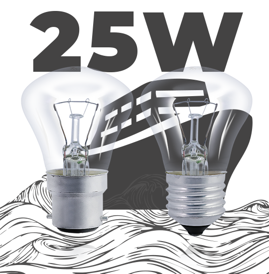 Лампа накаливания С 25W