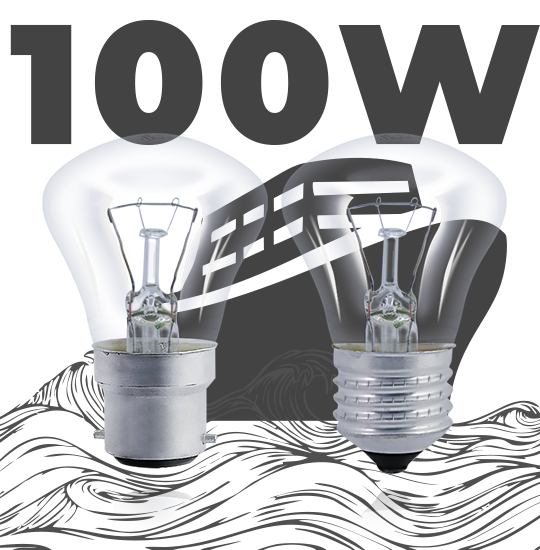 Лампа накаливания С 100W
