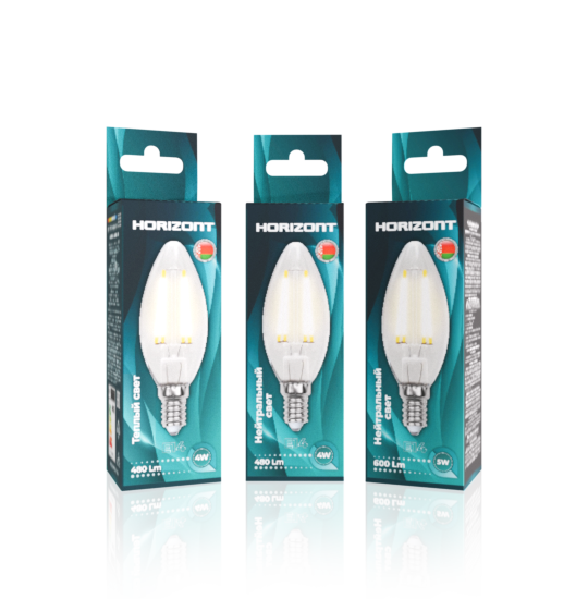 Лампа филаментная LED-F C37